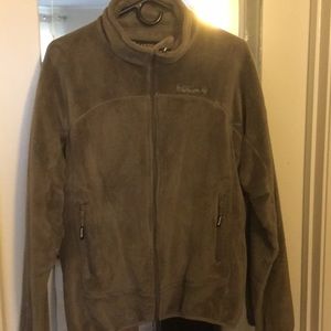 BearPaw full zip fleece jacket tan